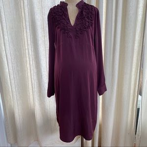 Gap Maternity burgundy Dress medium